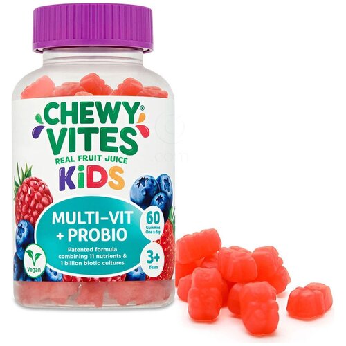 Chewy Vites Gumijasti bonboni za otroke Kids multi-vit+probio 60 kos Slike