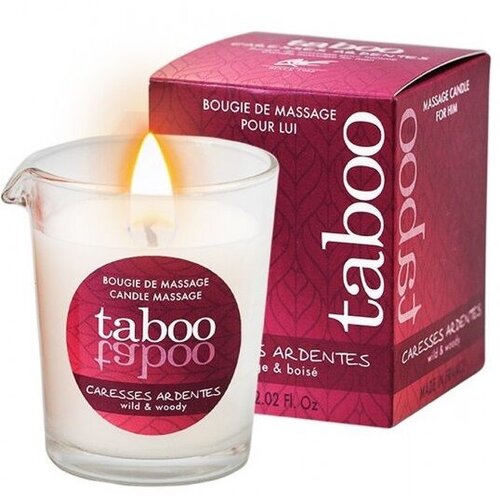 Ruf TABOO CANDLE MASSAGE MEN CARESSES ARDENTES SMELL FERN Cene