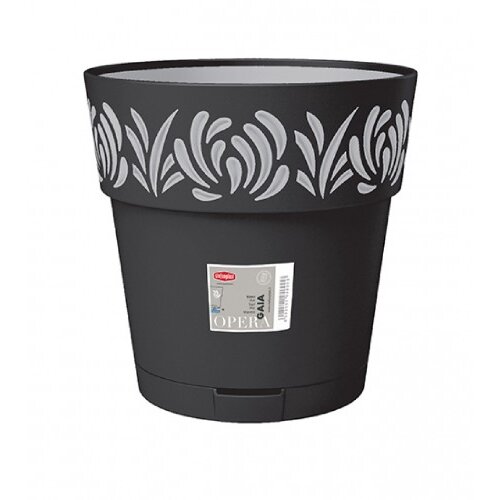 STEFANPLAST Saksija 30x29cm Gaia 88603 tamno siva Slike