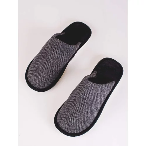 SHELOVET Lightweight men's slippers black