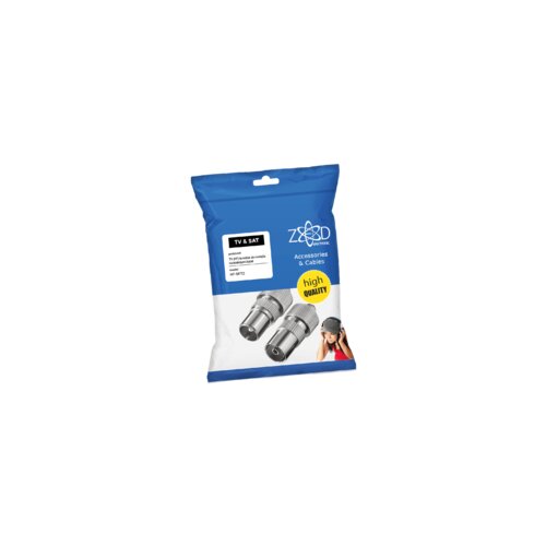 Zed Electronic RF-SET2 - rf utikač + rf utičnica metalna Cene