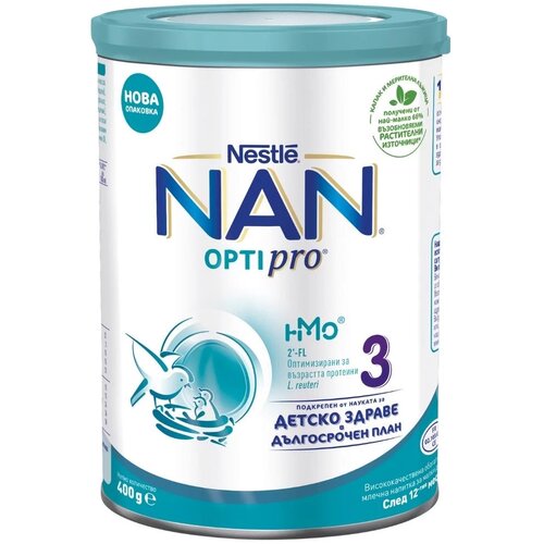 Nestle prah za pripremu mlečnog napitka za malu decu nan opti ipro 3, 400g Slike