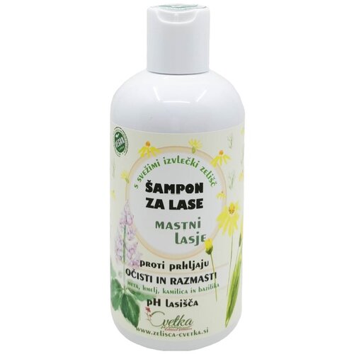 Cvetka Šampon za mastne lase (250 ml) Cene