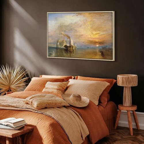  Slika - William Turner &amp;ndash; The Fighting Temeraire 90x60 U prirodnom drvenom okviru Slike