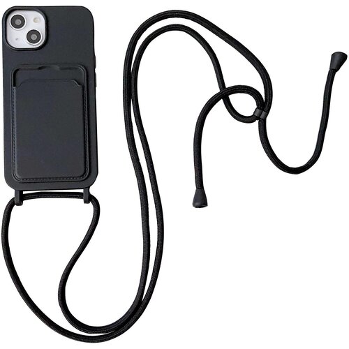 INORCO Zaščitna torbica za iPhone 14 Case Tekoči silikonski ovitek za telefon proti padcu z režo za kartice, trak, (22034385) Cene