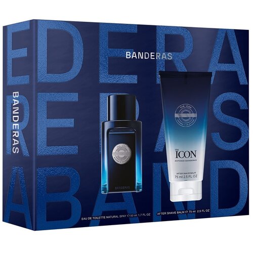 Antonio Banderas Mu&amp;scaron;ki parfemski set The Icon, EDT, 50 ml + Balzam posle brijanja, 75 ml Slike