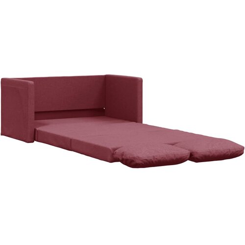 Maison Chic Talni Raztegljiv kavč - Raztegljivi divan 2 v 1 vinsko rdeča 112x174x55 cm blago, (21729442) Slike