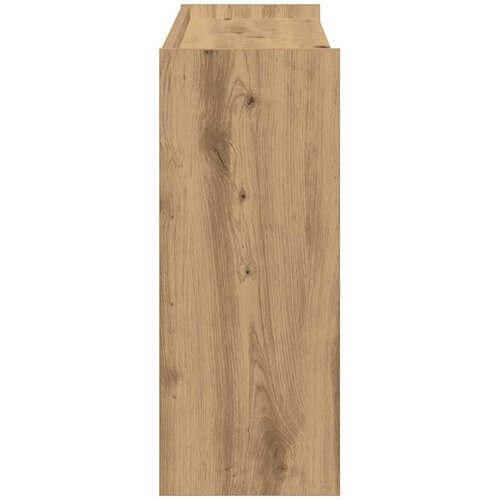  Stalak za cipele boja hrasta 80x25x62 cm konstruirano drvo Smeđa Slike