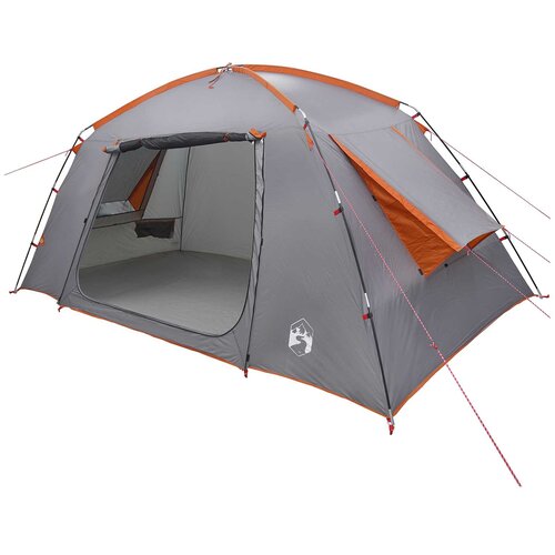 vidaXL Kabinski &scaron;ator Siva i narančasta 400 x 210 x 180 cm Poliester - Siva i narančasta Za 6 osoba Cijene