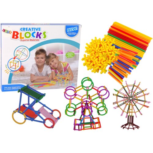  Set za građenje raznih oblika - straws Cene