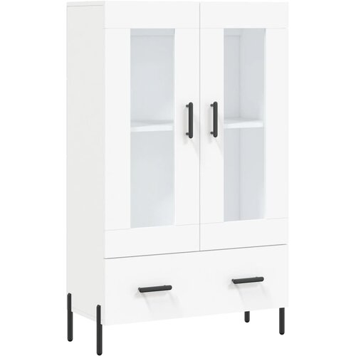 Maison Chic Visoka omara - Komoda - Predalnik bela 69,5x31x115 cm inženirski les, (21719471) Cene
