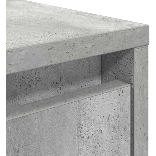  Stol za kavu s ladicama beton sivi 100x100x40 cm Slike