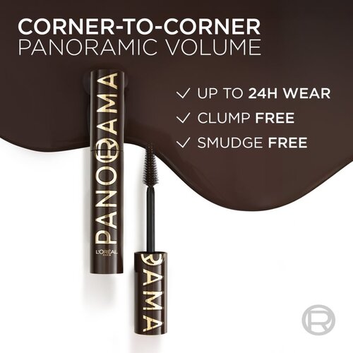 L&amp;acute;Or&amp;eacute;al Paris Panorama voluminozna maskara odtenek Brown 10.5 ml Slike