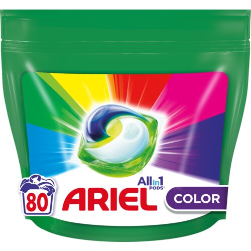 Ariel kapsule za pranje veša all in one color, 80 kom Slike
