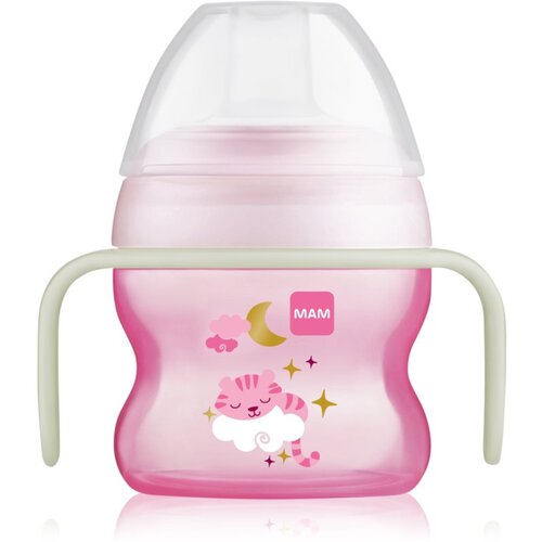 Mam Starter Cup Night otroški lonček z ročaji Tiger 150 ml Cene