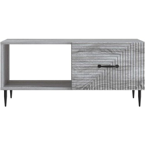 Stolić za kavu Siva sonoma 90 x 50 x 40 cm Konstruirano drvo - Siva sonoma Slike
