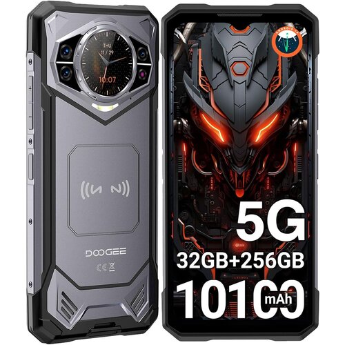 Doogee S200 5G 32/256GB, siva pametni robustni telefon Android 14, 10100mAh 120Hz 100MP+20MP nočni vid, (21637692) Cene