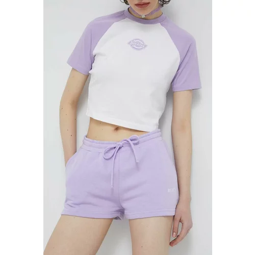 Roxy Kratke hlače ženski, vijolična barva