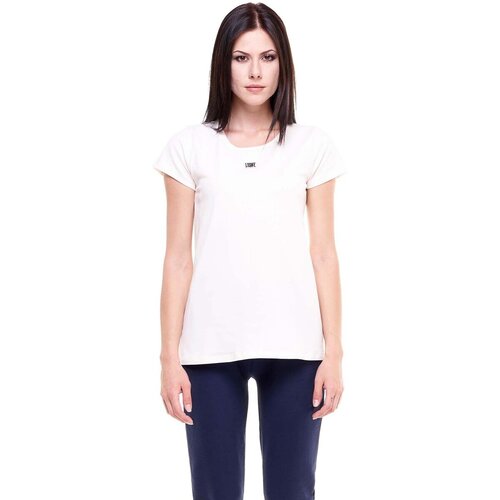 Leone 1947 Majice s kratkimi rokavi Woman T-Shirt Short Sleeves Basic 1947 Bela Slike