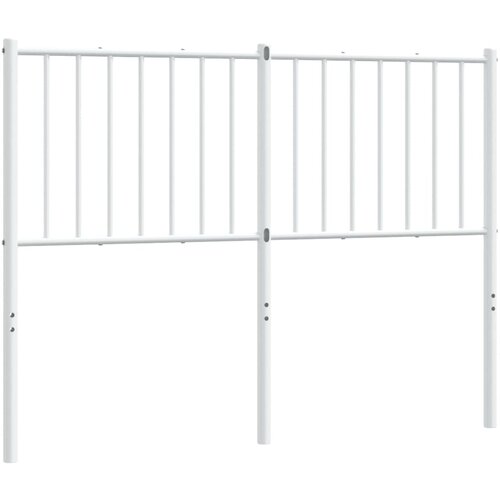 Maison Chic kovinsko posteljno vzglavje - vzglavna omarica - nočna omarica belo 120 cm, (21704755) Cene