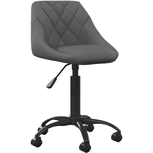 vidaXL Pisarniški stol temno siv žamet, (21377641) Cene