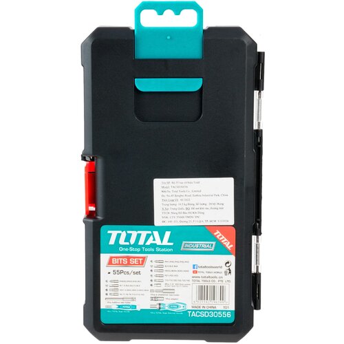 Total 55-dijelni set odvijača (TACSD30556) Slike