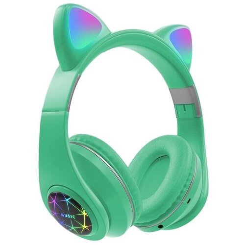 OXE Bluetooth brezžične otro&amp;scaron;ke slu&amp;scaron;alke z nau&amp;scaron;niki, zelena, (20539775) Slike