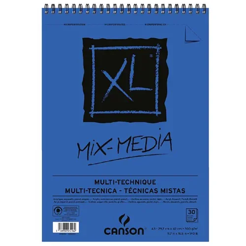 Canson Sp XL Mixed Media Textured A3 300 g Blok za skiciranje