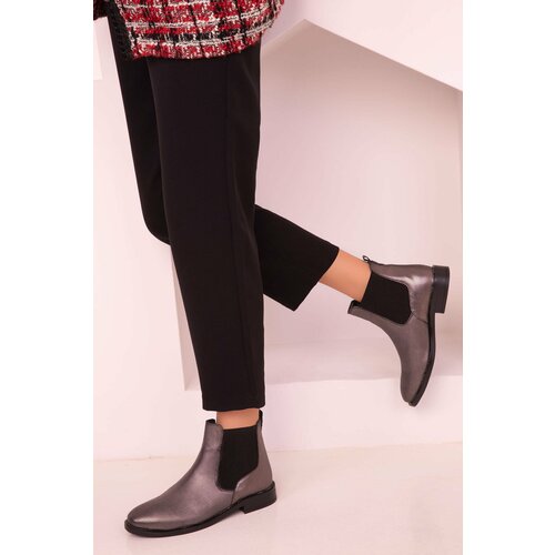 Soho Platinum Snake Women's Boots & Boots 17428 Slike