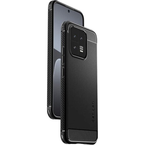 Spigen RUGGED ARMOR MASKA ZA XIAOMI 13 MAT CRNA Slike