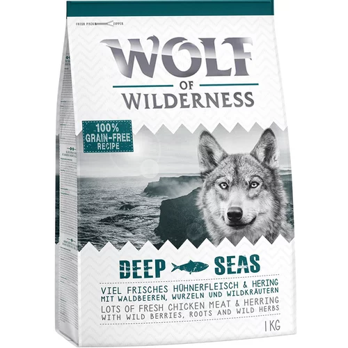 Wolf of Wilderness Adult "Deep Seas" - haringa - 1 kg