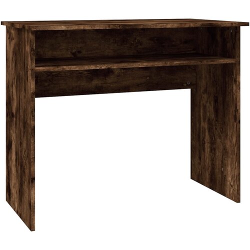 Maison Chic Pisalna miza - pisarniška miza - Računalniška miza dimljeni hrast 90x50x74 cm inženirski les, (21785109) Cene