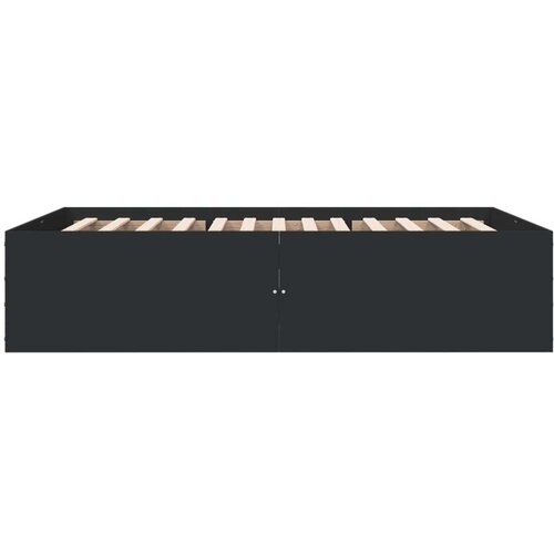  Okvir za krevet crni 120x190 cm konstruirano drvo Slike
