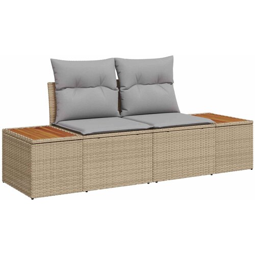  Sjedeća garnitura za vrt 8 kom. 7-Broj sjedala Bež 176 x 176 x 85 cm Slike