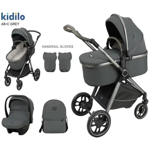 Bolzz KOLICA ZA BEBE KIDILO A8+C GREY Slike