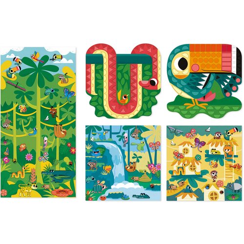 Janod kreativni set za ustvarjanje z nalepkami Slike