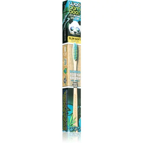 Woobamboo Eco Toothbrush Slim Soft četkica za zube od bambusa Slim Soft 1 kom