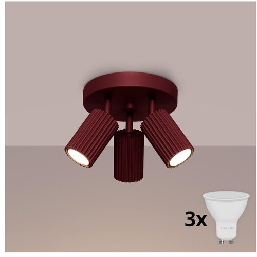  Brilagi - LED spot svetiljka CRESTO 3xGU10/10W/230V bordo Cene