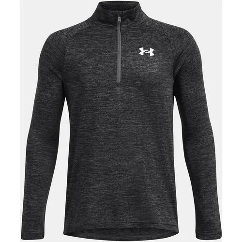 Under Armour Boys' T-shirt UA Tech 2.0 1/2 Zip-GRY - Boys