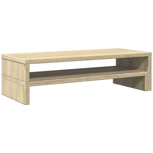 VidaXL Stalak za monitor boja hrasta 54x22x15 cm konstruirano drvo Slike