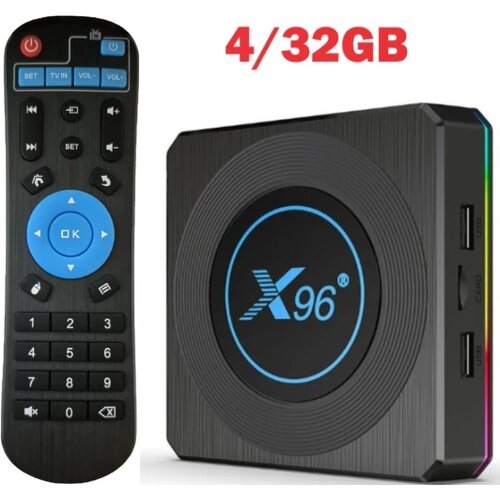Gembird GMB-X96 MATE 4/32GB DDR3 smart TV box H616 quad, G31 OPenGL3.2 4K, AIRCAST, KODI Android 10 Cene