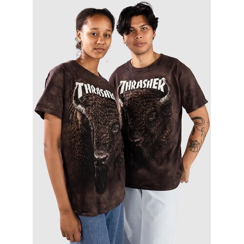 Thrasher Bison T-shirt brown Cene