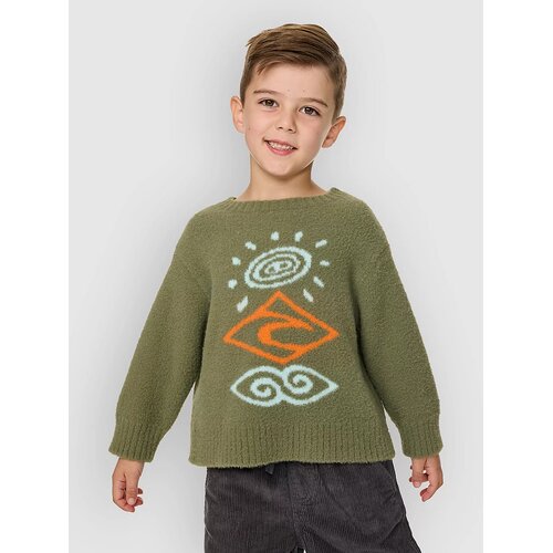 Rip Curl Ride The Wave Knit Kids Pulover surplus green Cene