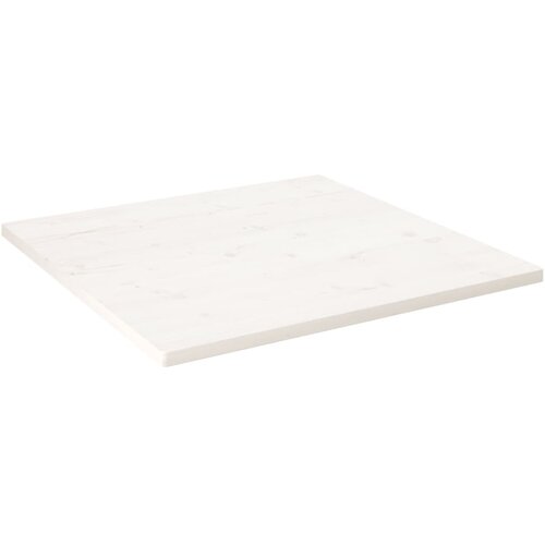 vidaXL Mizna plošča bela 70x70x2,5 cm trdna borovina Cene