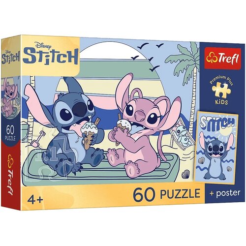 Trefl Disney Stitch Sladoledna zabava slagalica od 60 komada - Slike