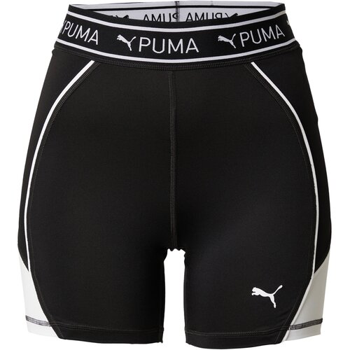 Puma &amp;Scaron;portne hlače &amp;#039;TRAIN STRONG 5&amp;#039; svetlo siva / črna / bela Slike