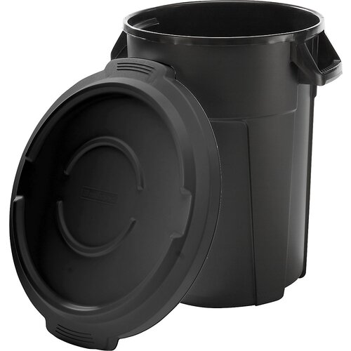 Rothopro Večnamenska posoda s pokrovom, prostornina 85 l, črne barve, &amp;Scaron;xVxG 530 x 660 x 500 mm Slike