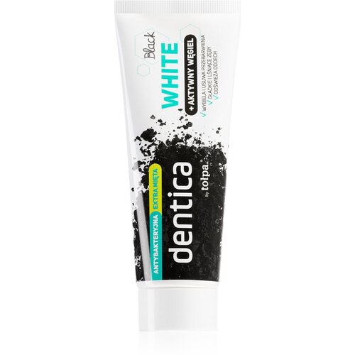 Tołpa Dentica Black White belilna zobna pasta z aktivnim ogljem 75 ml Cene