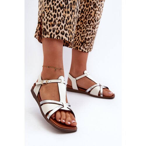 Sergio Leone Women&amp;#039;s Flat Sandals Made of Eco Leather Slike