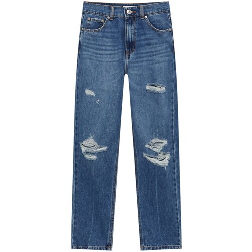 Pull&amp;amp;Bear Kavbojke moder denim Slike